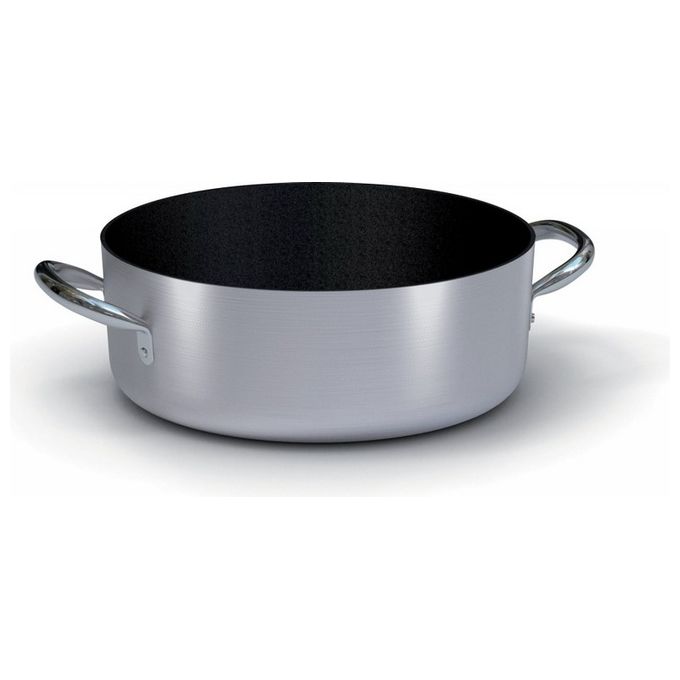 Casseruola Alluminio antiaderente (28cm) PROFESSIONALE SERIE 2000 Alluminato e Nero 2016 28