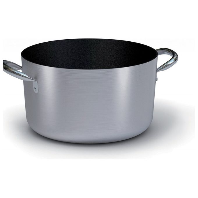 Casseruola Alluminio antiaderente (32cm) PROFESSIONALE SERIE 2000 Alluminato e Nero 2018 32