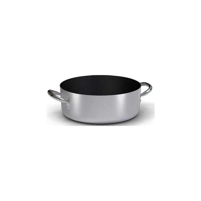 Casseruola Alluminio antiaderente (32cm) PROFESSIONALE SERIE 2000 Alluminato e Nero 2016 32