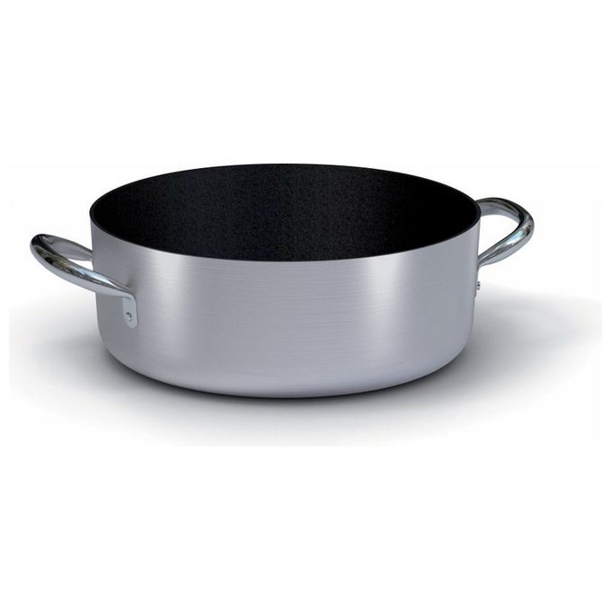 Casseruola Alluminio antiaderente (45cm) PROFESSIONALE SERIE 2000 Alluminato e Nero 2016 45