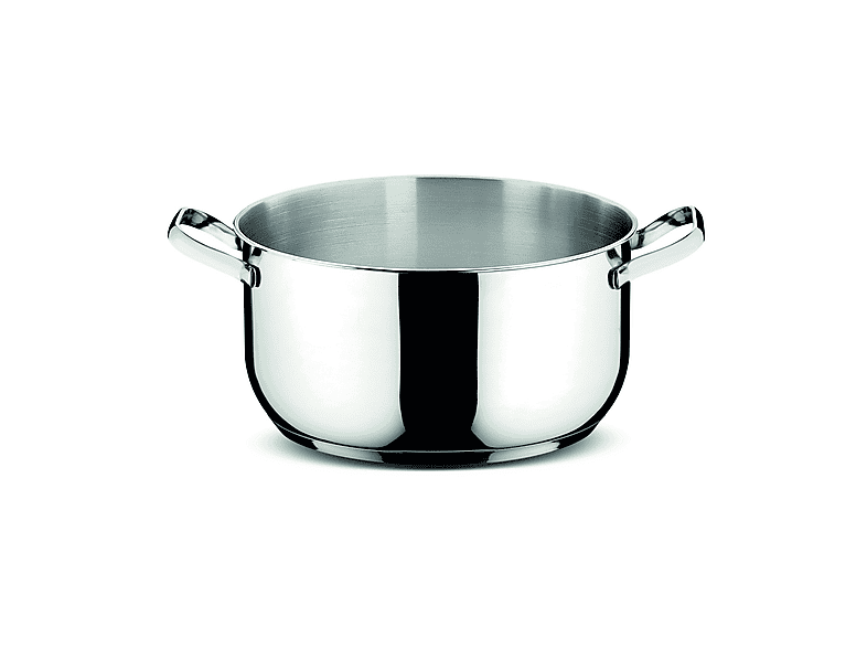 Casseruola Fonda compatibile con Induzione e Gas LAGOSTINA Sfiziosa Ø 18 cm, Acciaio Inox, Antiaderente