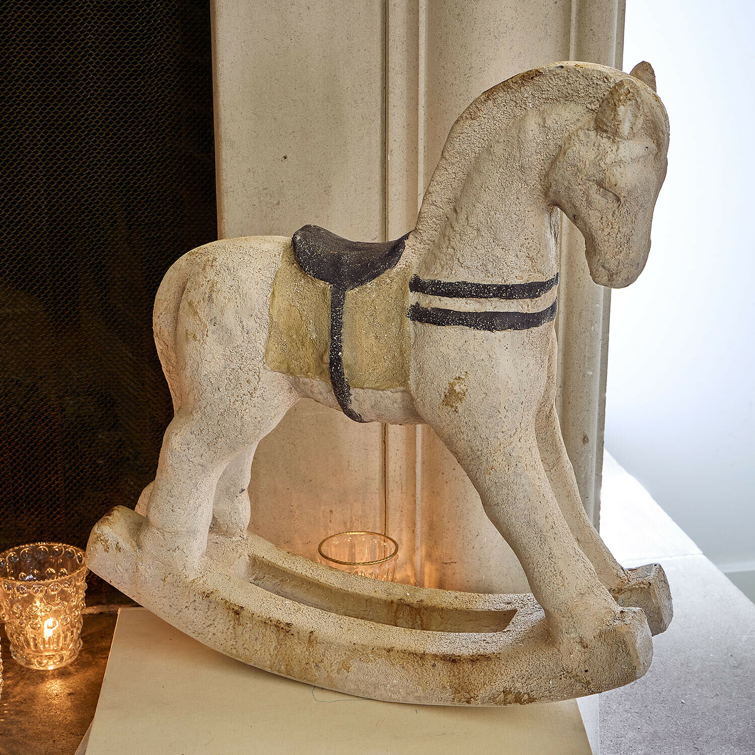 Cavallino a dondolo decorativo Behaag