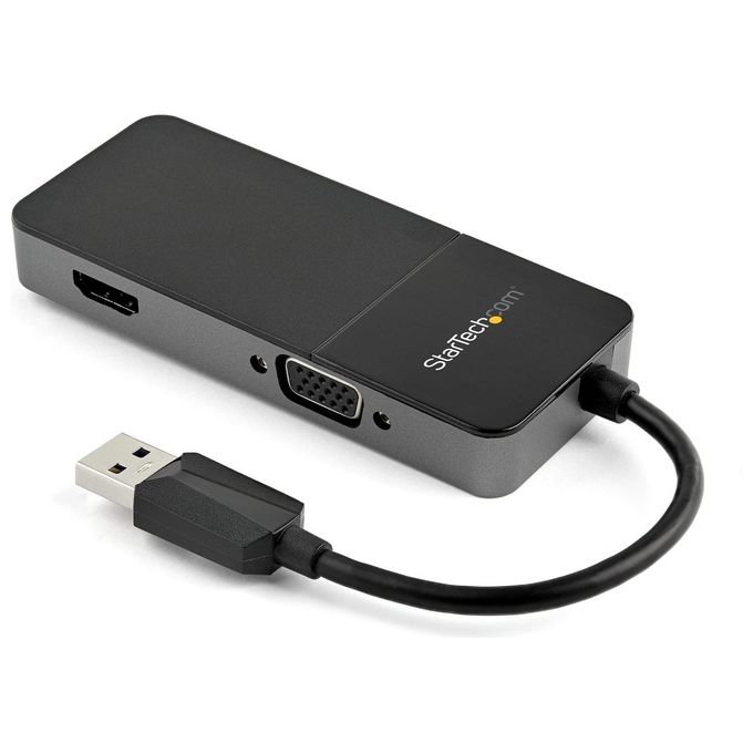 Cavo adattatore Convertitore Usb 3.0 a Hdmi e Vga Black USB32HDVGA