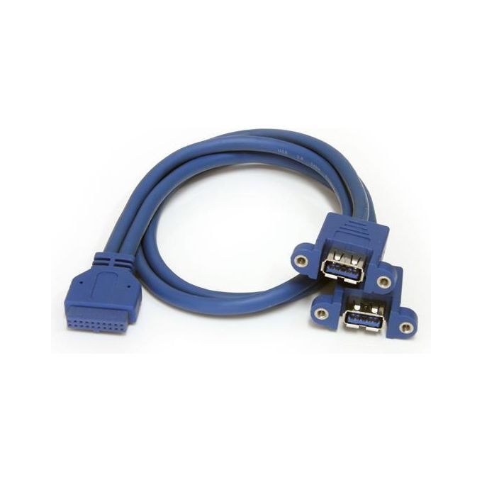 Cavo adattatore Pannello Usb 3.0 Blue 0,5m USB3SPNLAFHD