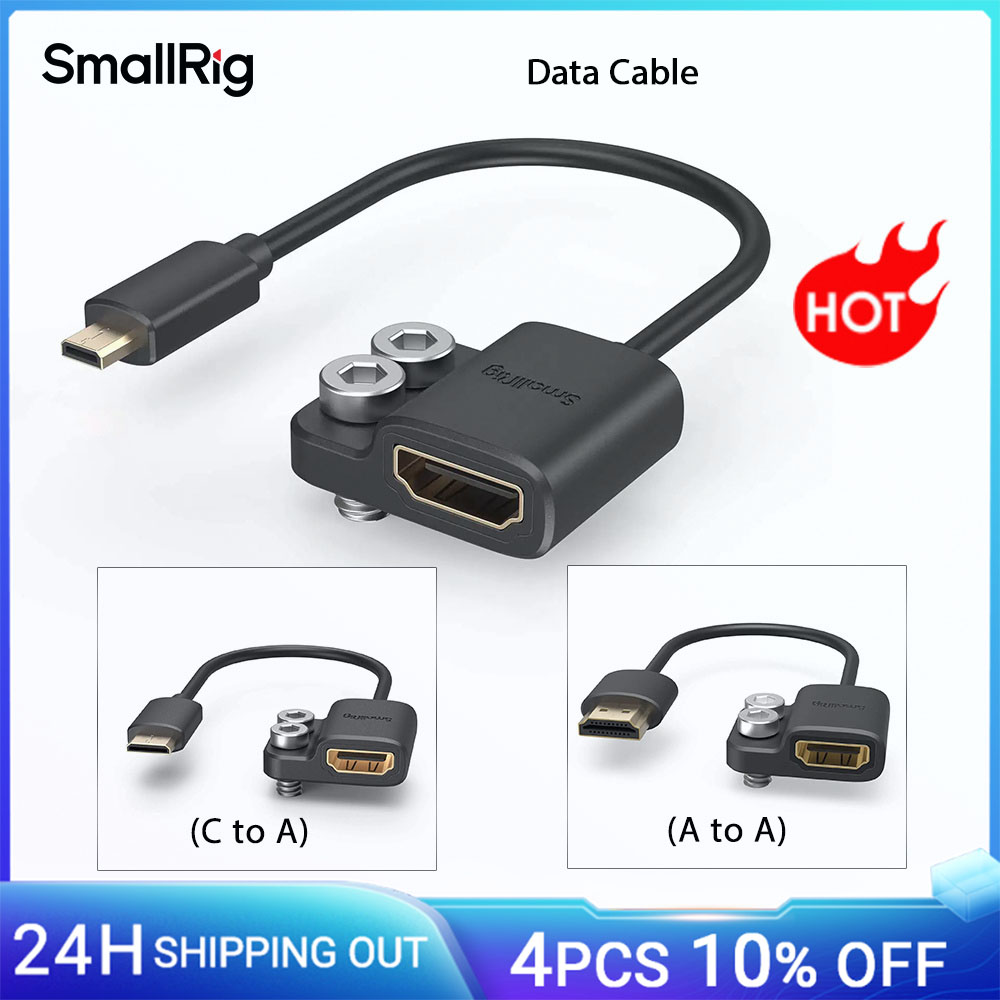 Cavo adattatore SmallRig ultra sottile 4K da A a A/C a A /D A A per BMPCC 4K 6K per Sony A7SIII per Panasonic 3019/3020/3021
