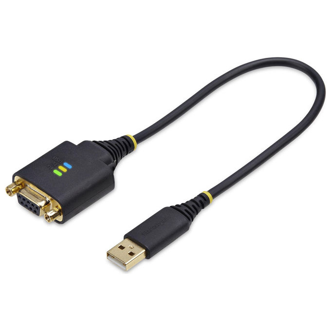 Cavo adattatore USB a Seriale Null Modem Black 0,3m 1P1FFCN USB SERIAL