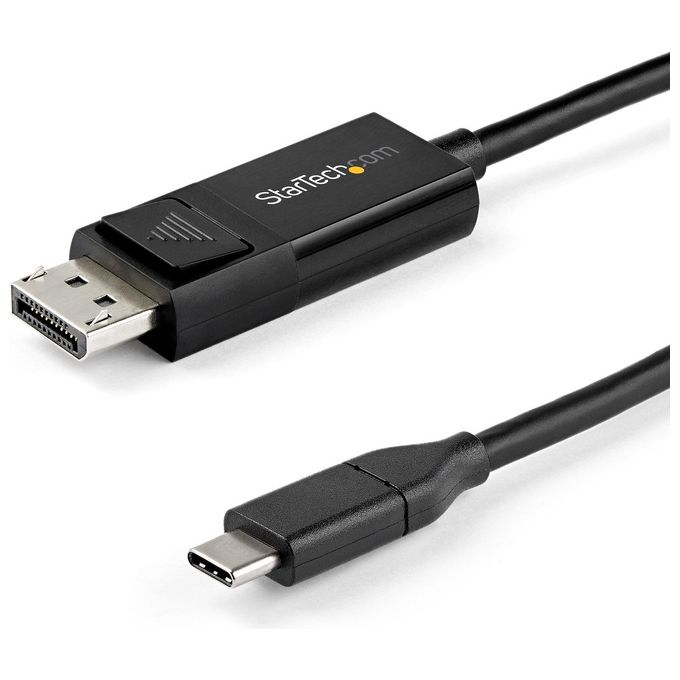 Cavo adattatore Video Bidirezionale Type C Displayport 8K Black 1m CDP2DP141MBD