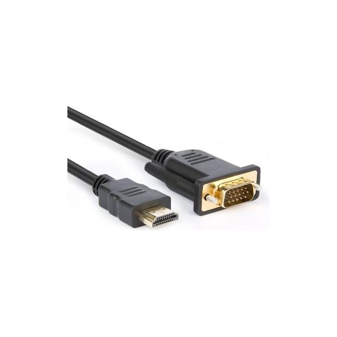 Cavo adattatore Video Hdmi Vga Black 1,8m XVCHDM VGA180