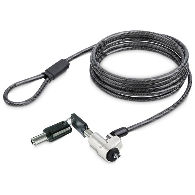 Cavo con lucchetto Chiave Noble Wedge Grigio NBLWK LAPTOP LOCK
