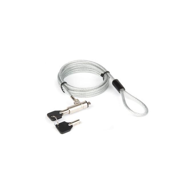 Cavo con lucchetto Chiave Security Lock Nano Silver XNBLOCK150KN