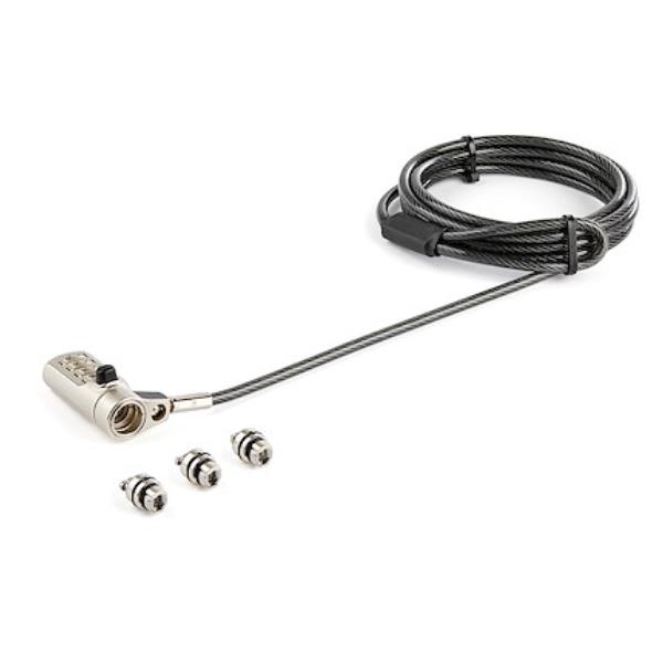 Cavo con lucchetto Combinazione 3in1 Universal Grey LTULOCK4D