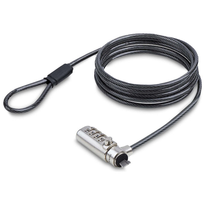 Cavo con lucchetto Combinazione K Slot Gray SSTDC4D LAPTOP LOCK