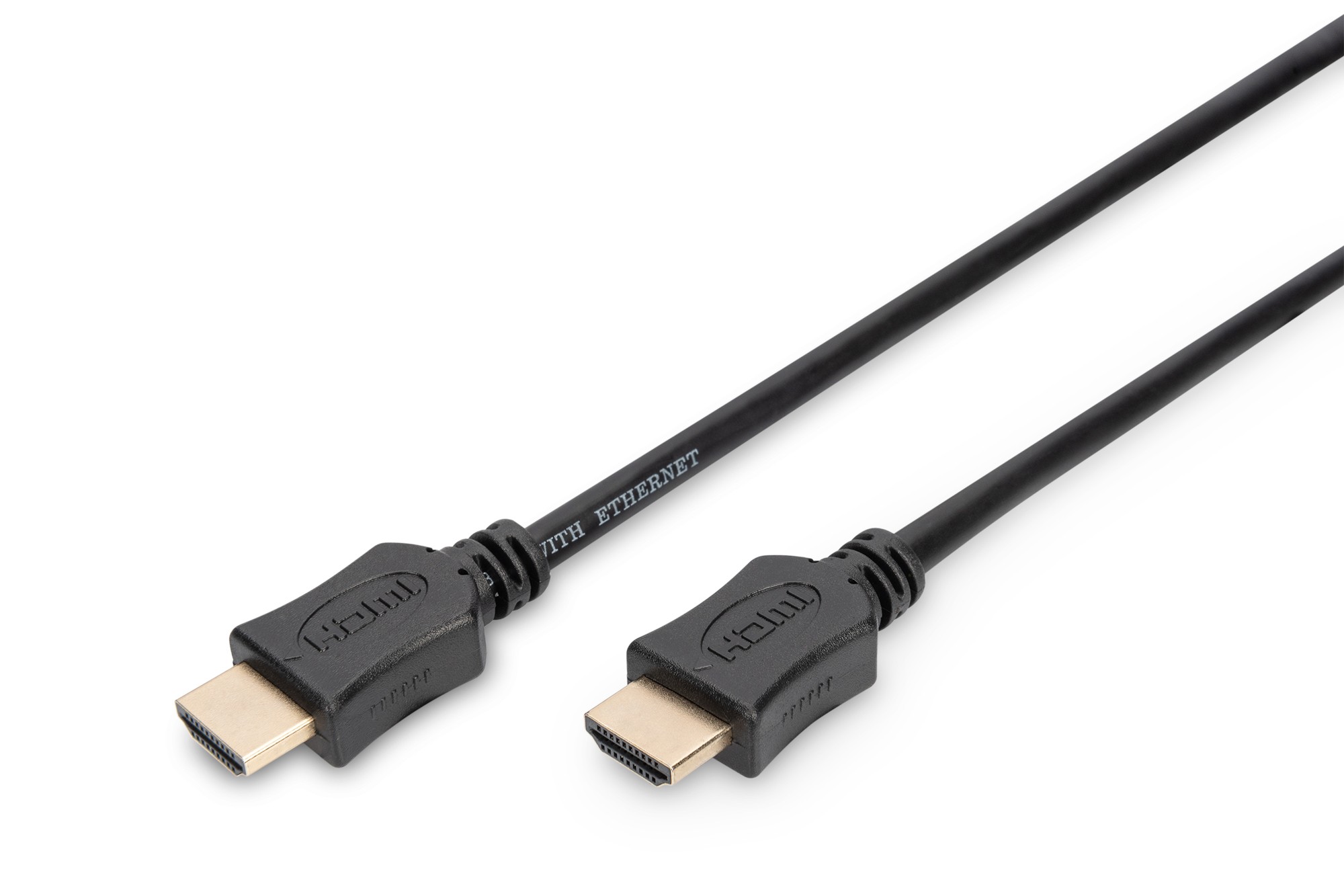 Cavo Di Collegamento Hdmi 4K 3D Con Ethernet Connettori Dorati Mt. 2 Tripla Schermatura