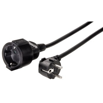 Cavo di prolunga Hama Power Cord - Potenza massima 3680W - Lunghezza 3m - Sezione 1.5mm2 - Schuko CEE7 - Nero Cavo di prolunga Hama Power Cord - Potenza massima 3680W - Lunghezza 3m - Sezione 1.5mm2 - Schuko CEE7 - Nero