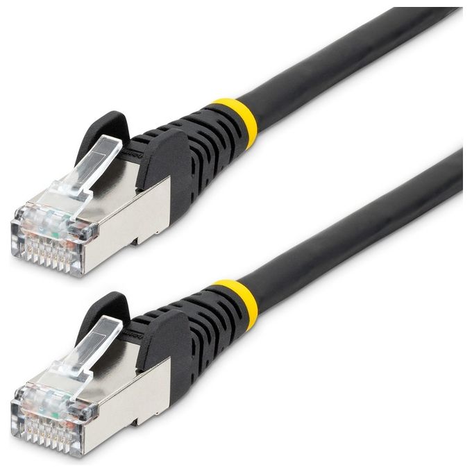 Cavo di rete 6A S/FTP Patch Low Smoke Zero Halogen Black 5m NLBK 5M CAT6A PATCH