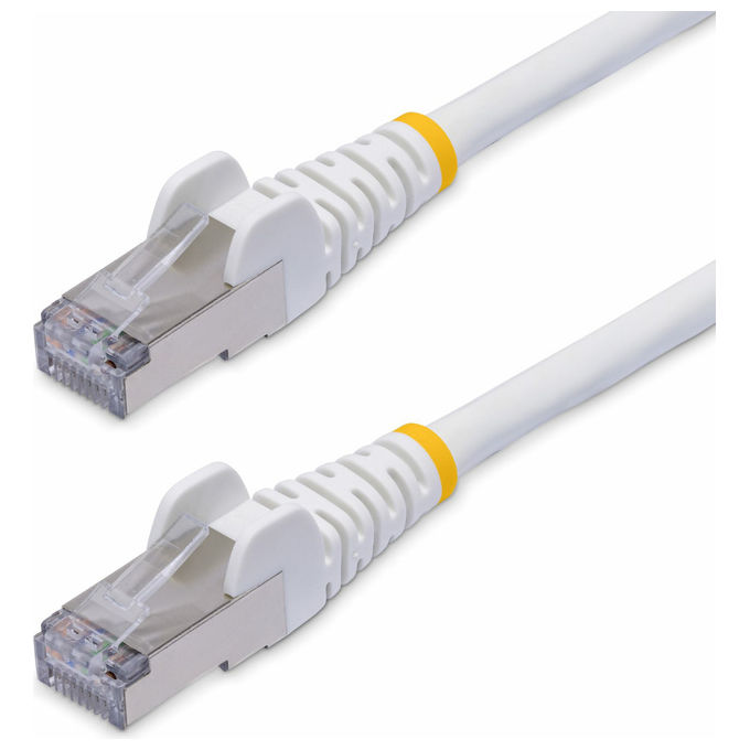 Cavo di rete 8 S/FTP Patch Cable PoE++ White 1m NLWH 1M CAT8 PATCH