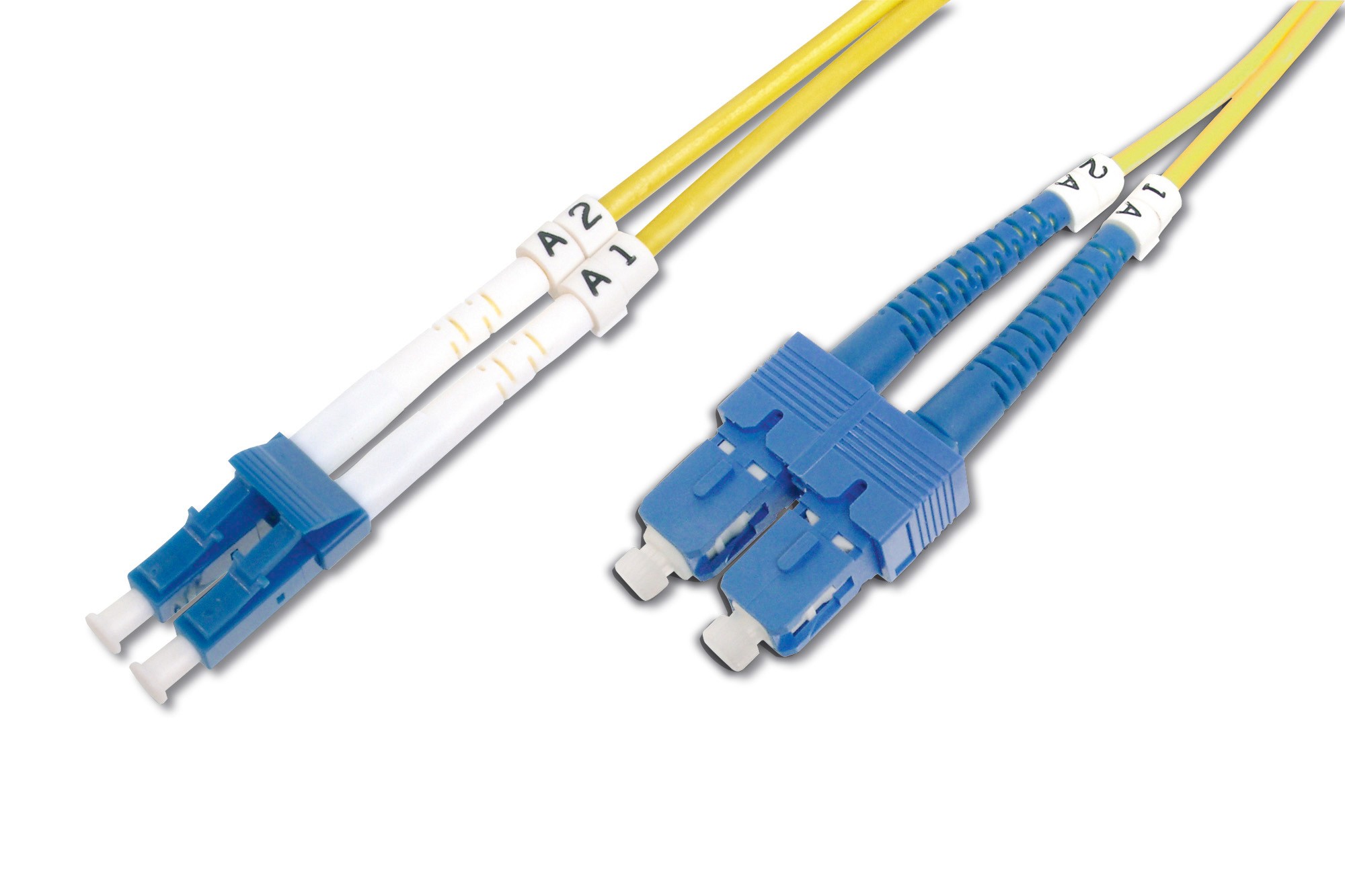 Cavo Fibra Ottica Lc A Sc Monomode Duplex 9/125 Mt.2