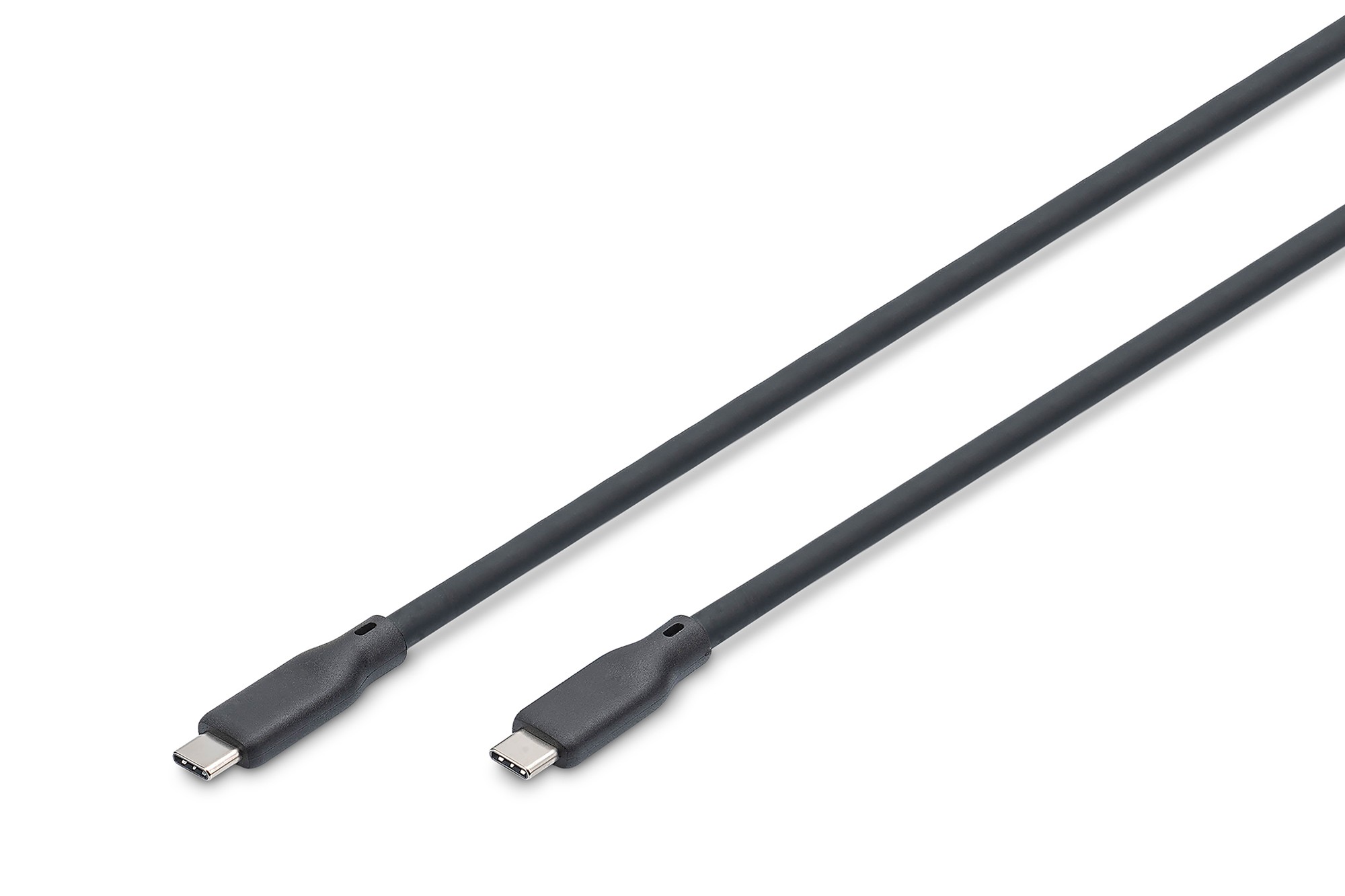 Cavo Guaina Silicone Usb-C / Usb-C 0.5M Usb 4.0 Gen3 40G 240W 8K Nero