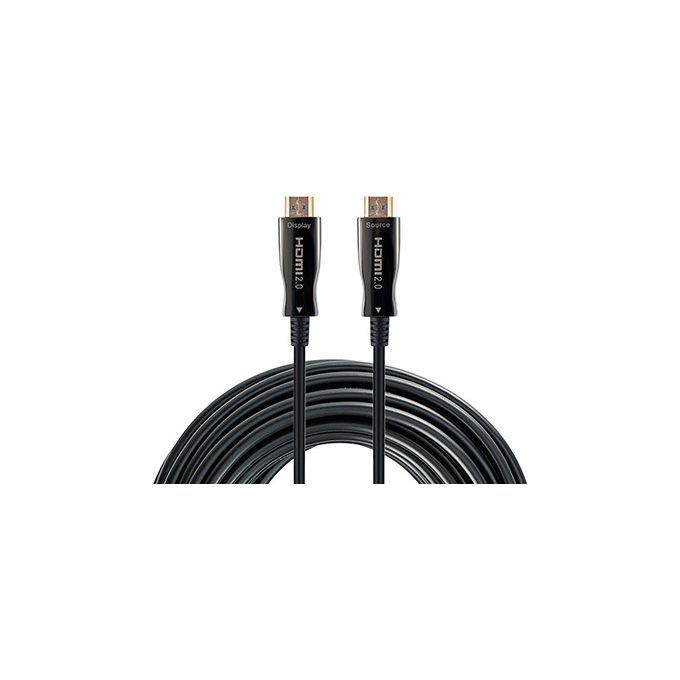 Cavo HDMI 2.0 Attivo Ibrido 4K Black 50m XVCHDM AOM50
