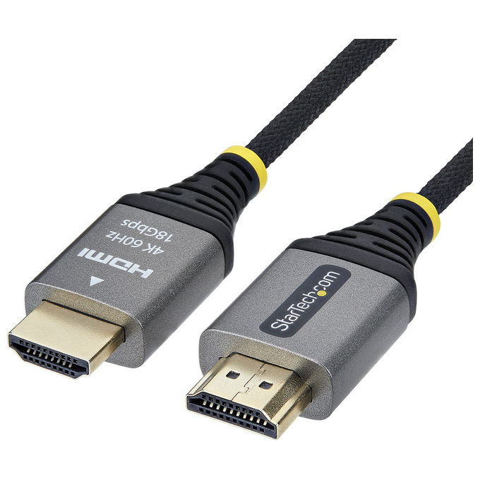 Cavo HDMI 2.0 High Speed Premium Black e Gray 3m HDMI2 FLEX 4K60 3M