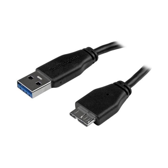 Cavo MicroUSB 3.0 Micro B Slim 0,15m USB3AUB15CMS