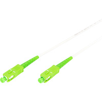 Cavo patch in fibra ottica simplex, rinforzato in acciaio, monomodale, SC/APC > SC/APC Cavo patch in fibra ottica simplex, rinforzato in acciaio, monomodale, SC/APC > SC/APC