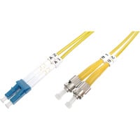 Cavo patch LWL, duplex, connettore LC > ST, monomodale OS2