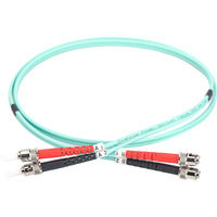 Cavo patch LWL, duplex, connettore ST > ST, multimodo OM3