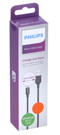 Cavo Philips Usb - Microusb Tipo A Da 1,2 M Cavo Philips Usb - Microusb Tipo A Da 1,2 M