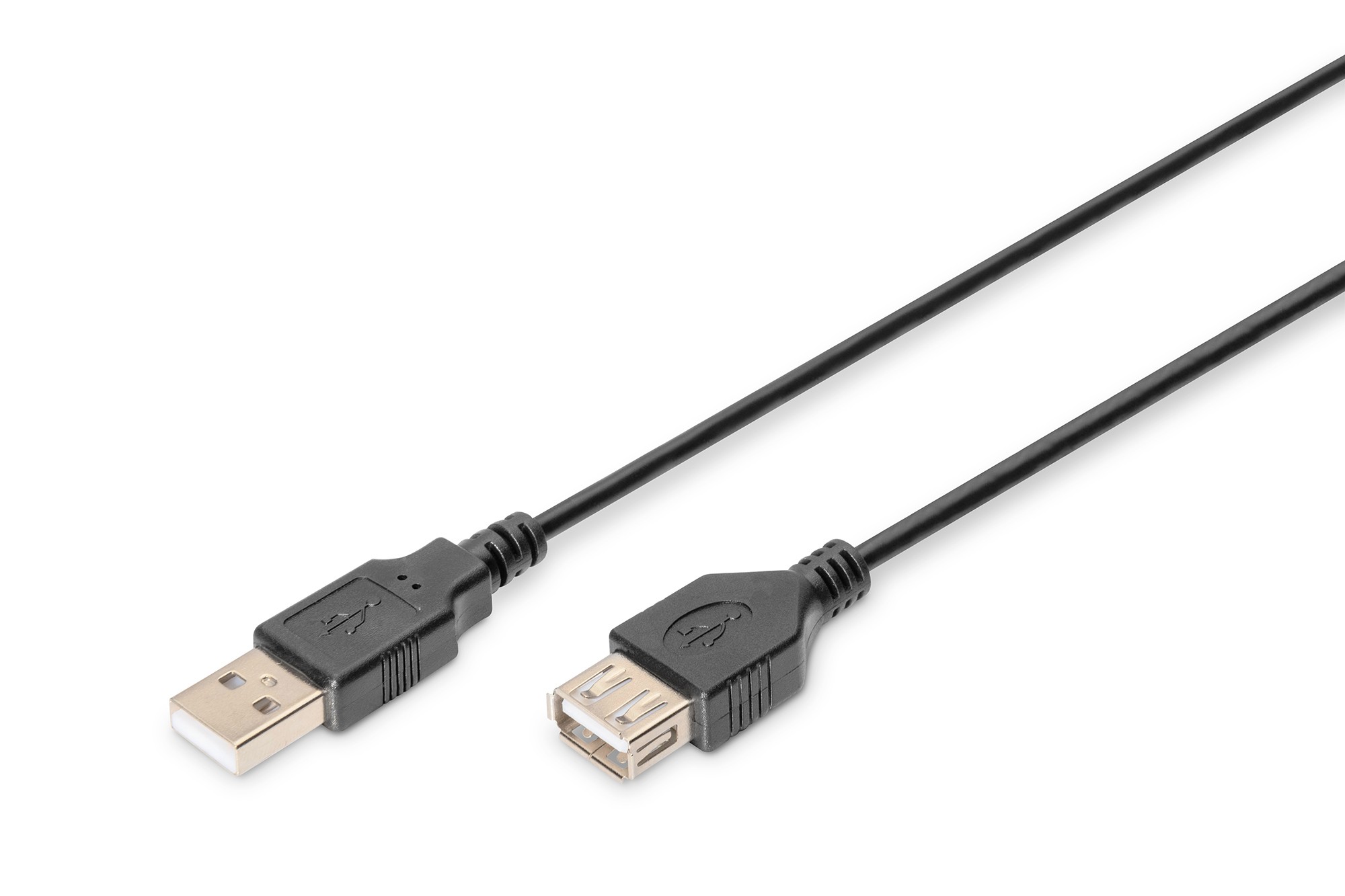 Cavo Prolunga Usb 2.0 Maschio-Femmina Mt 180 Nero Digitus Cavo Prolunga Usb 2.0 Maschio-Femmina Mt 180 Nero Digitus