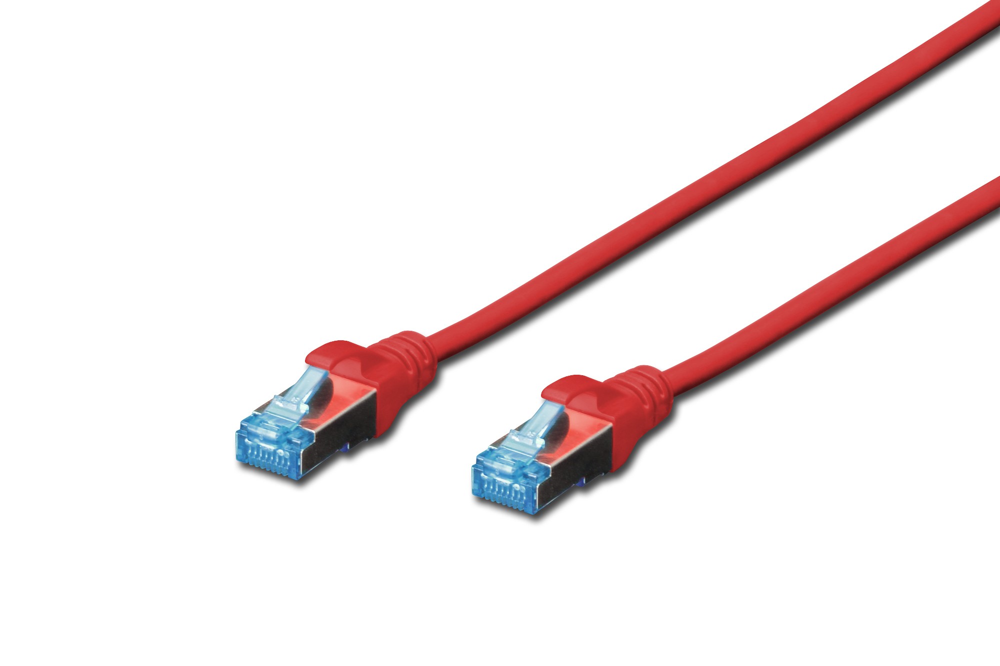 Cavo Rete Cat 5E Schermato Sf/Utp Colore Rosso Mt 2 Digitus Cavo Rete Cat 5E Schermato Sf/Utp Colore Rosso Mt 2 Digitus