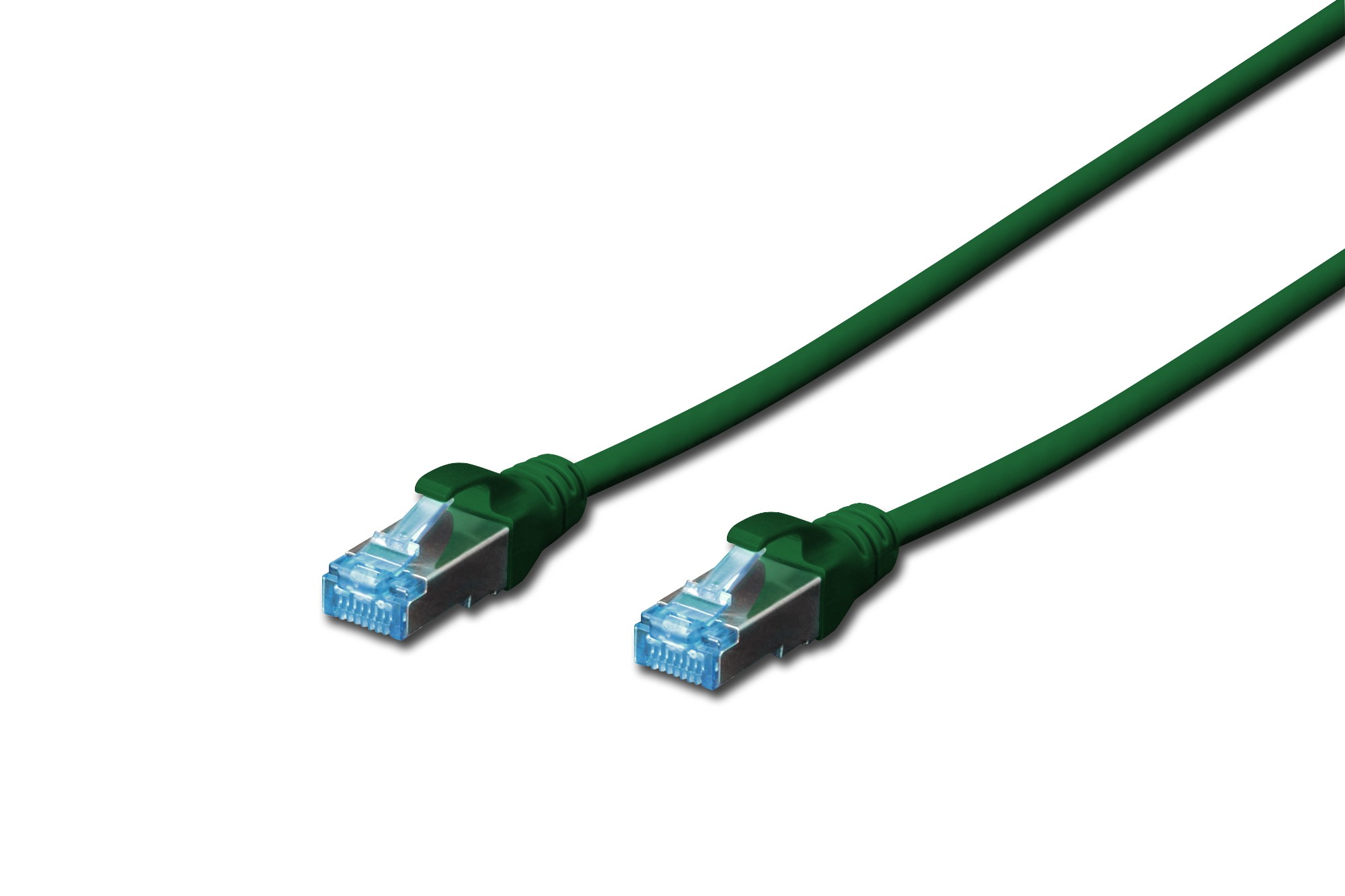 Cavo Rete Cat 5E Schermato Sf/Utp Colore Verde Mt 1 Digitus
