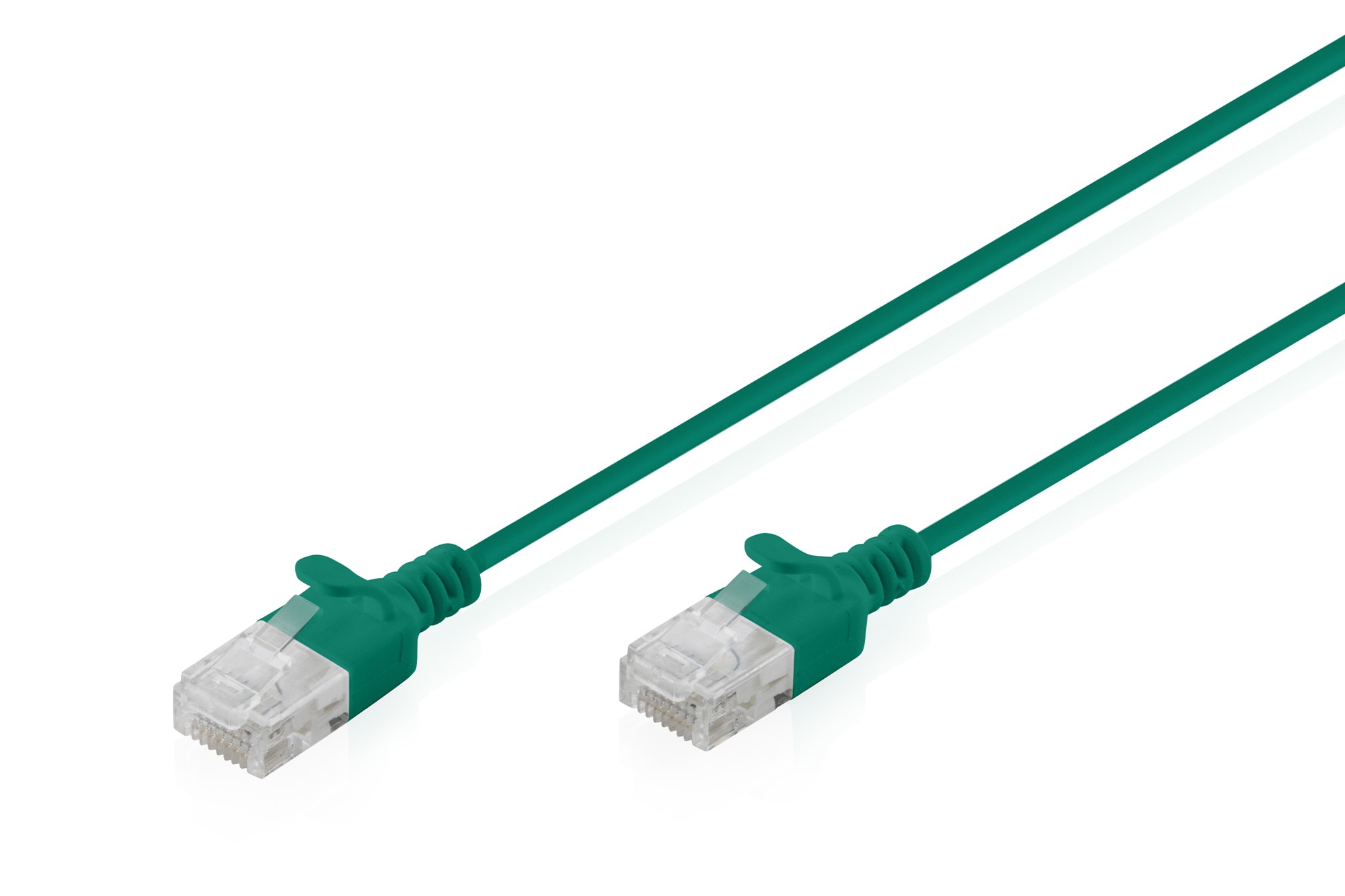 Cavo Rete Cat 6 U-Utp Rame Lszh Slim 0.5 M Verde