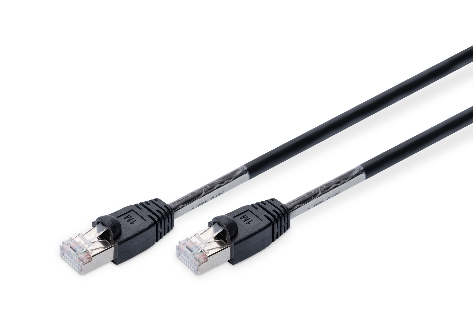 Cavo Rete S-Ftp Cat.6 Doppia Schermatura Colore Nero Mt. 1 Da Esterno Cavo Rete S-Ftp Cat.6 Doppia Schermatura Colore Nero Mt. 1 Da Esterno