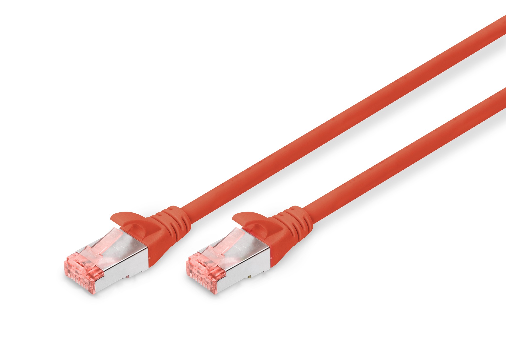 Cavo Rete S-Ftp Cat.6 Doppia Schermatura Ls0H Colore Rosso Mt. 1