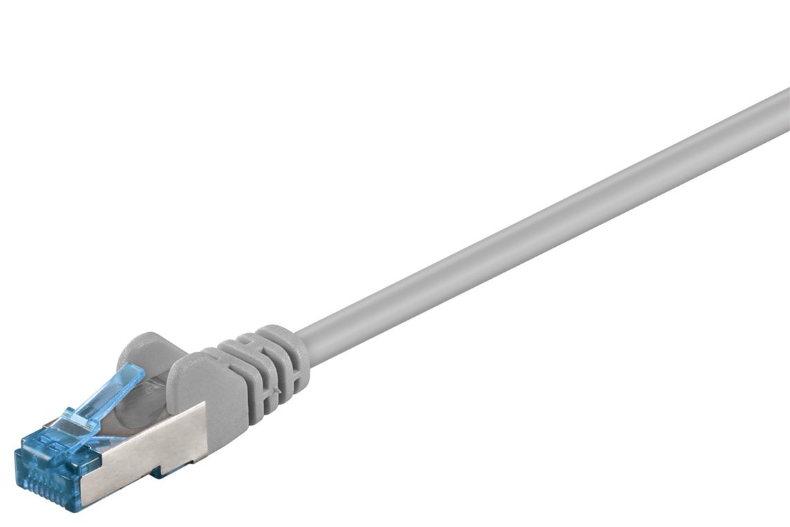 Cavo Rete S-Ftp Cat.6A Doppia Schermatura Lsoh Colore Grigio Mt. 1 Cavo Rete S-Ftp Cat.6A Doppia Schermatura Lsoh Colore Grigio Mt. 1