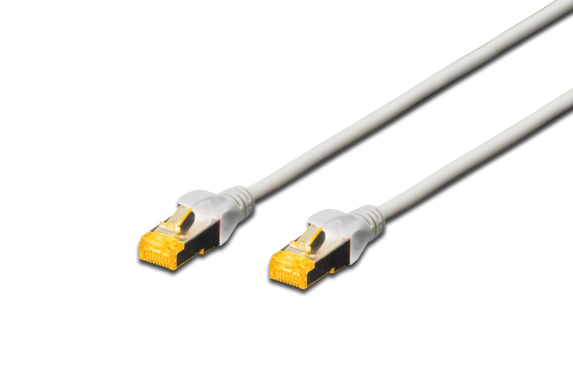 Cavo Rete S-Ftp Cat.6A Doppia Schermatura Lsoh Colore Grigio Mt. 10