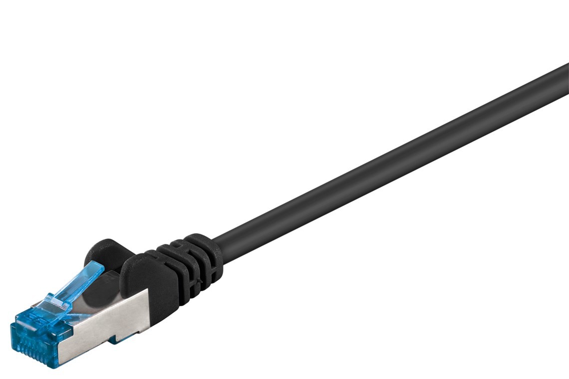 Cavo Rete S-Ftp Cat.6A Doppia Schermatura Lsoh Colore Nero Mt. 05 Cavo Rete S-Ftp Cat.6A Doppia Schermatura Lsoh Colore Nero Mt. 05