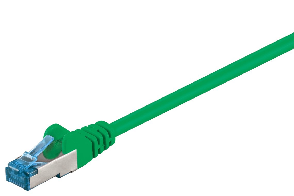 CAVO RETE S-FTP CAT.6A DOPPIA SCHERMATURA LSOH COLORE VERDE MT. 7 CAVO RETE S-FTP CAT.6A DOPPIA SCHERMATURA LSOH COLORE VERDE MT. 7