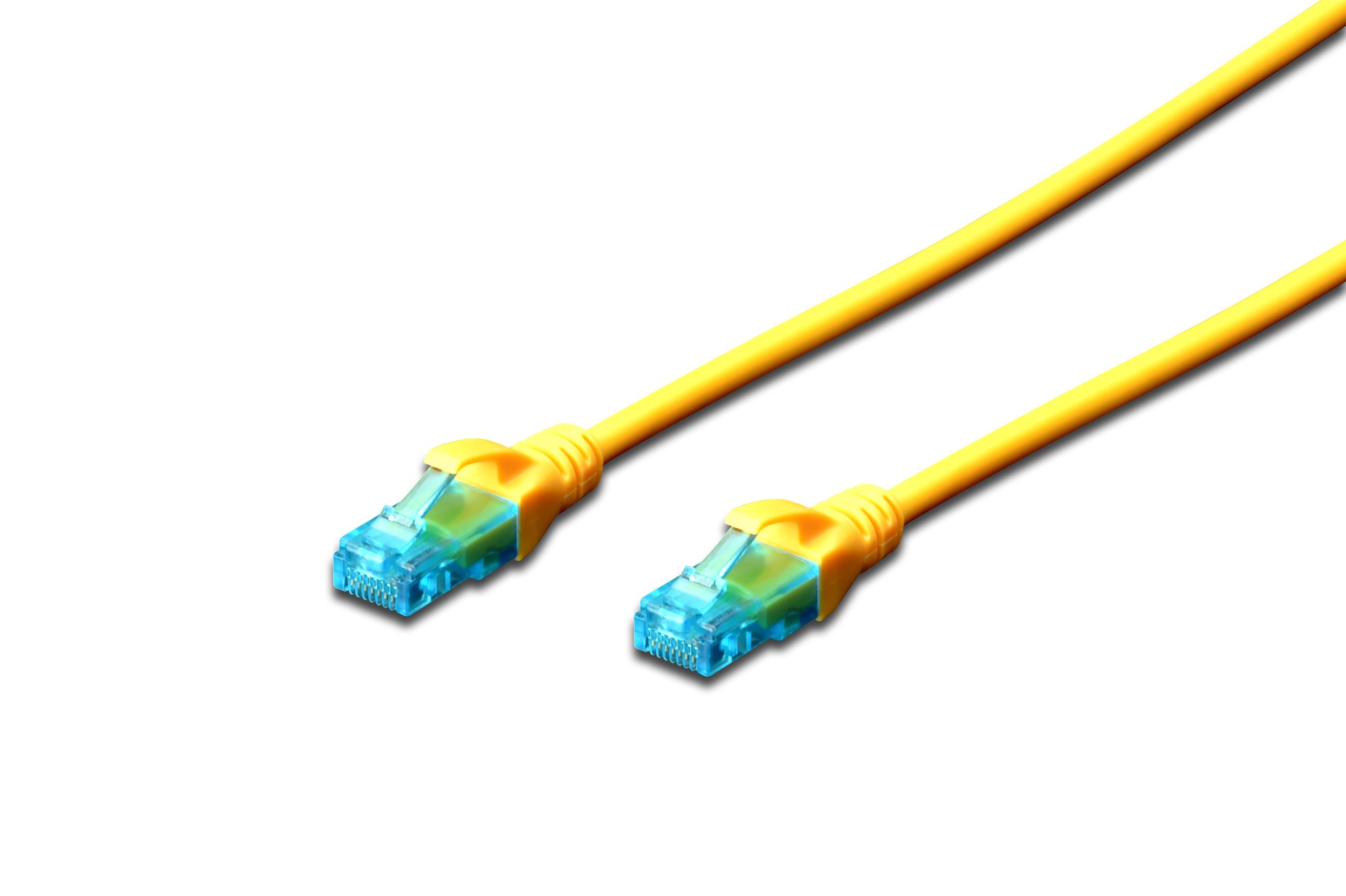 Cavo Rete Utp Cat. 5E Non Schermato - Lunghezza Mt. 2 - Colore Giallo Cavo Rete Utp Cat. 5E Non Schermato - Lunghezza Mt. 2 - Colore Giallo