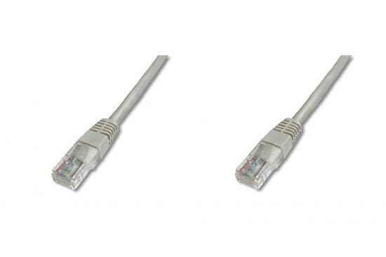 Cavo Rete Utp Cat. 5E Non Schermato - Lunghezza Mt. 3 - Colore Grigio Cavo Rete Utp Cat. 5E Non Schermato - Lunghezza Mt. 3 - Colore Grigio
