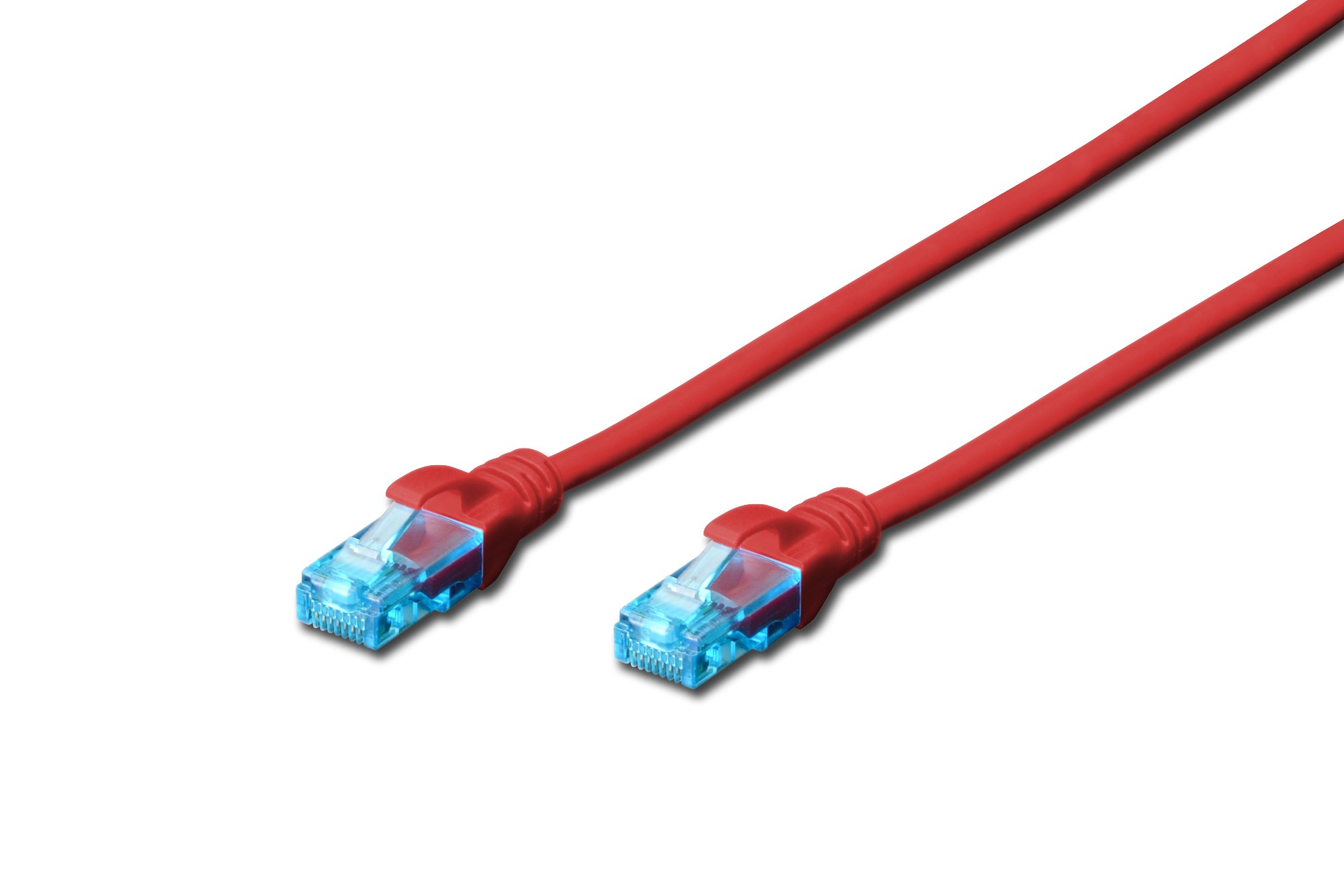 Cavo Rete Utp Cat. 5E Non Schermato - Lunghezza Mt. 3 - Colore Rosso Cavo Rete Utp Cat. 5E Non Schermato - Lunghezza Mt. 3 - Colore Rosso