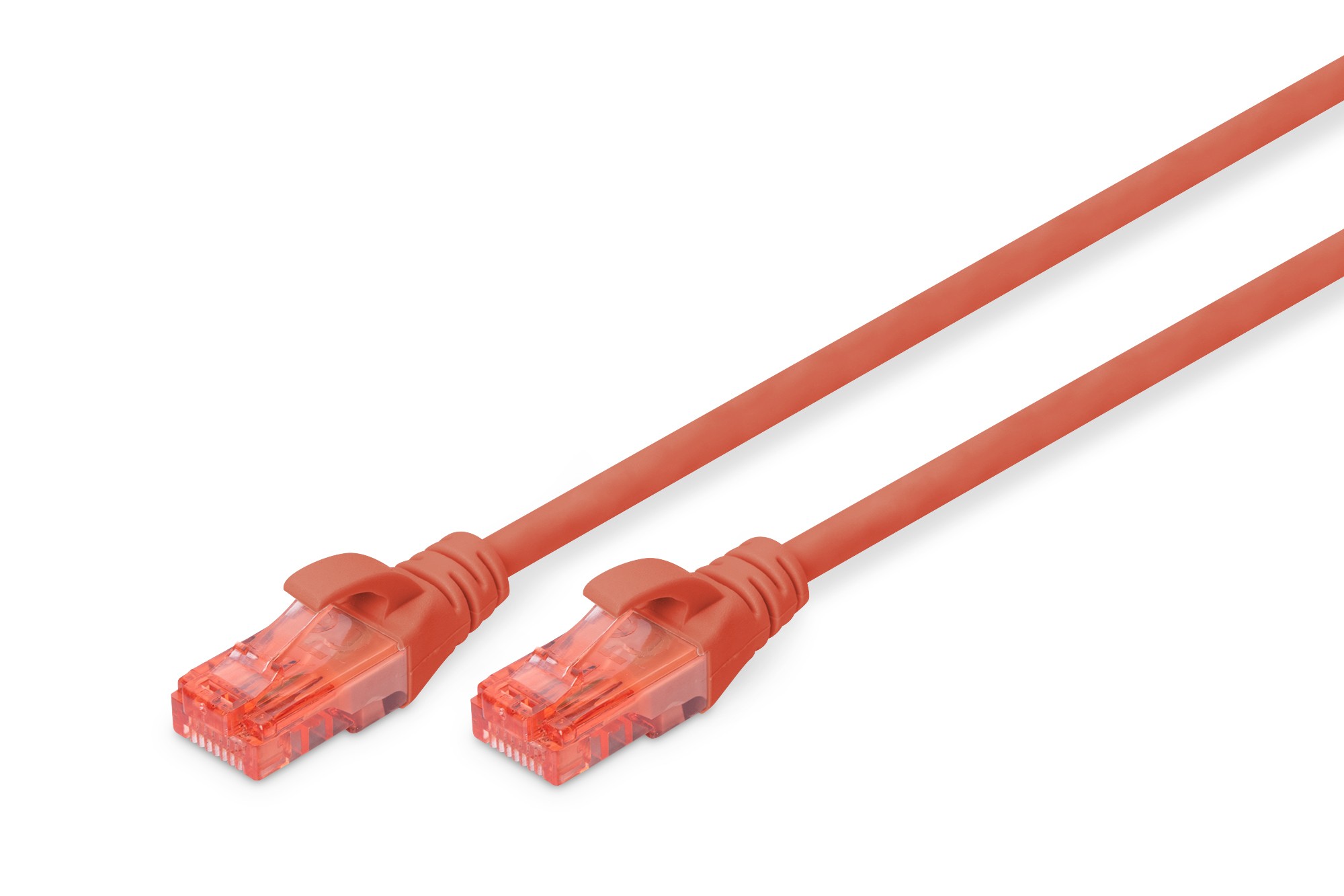 Cavo Rete Utp Cat 6 Non Schermato Mt 1 Rosso Cavo Rete Utp Cat 6 Non Schermato Mt 1 Rosso