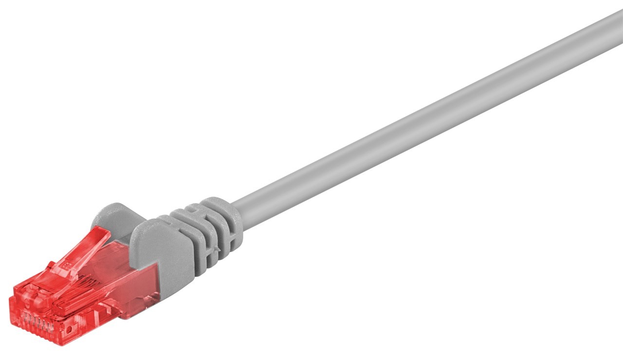 Cavo Rete Utp Cat 6 Non Schermato Mt 2 Grigio