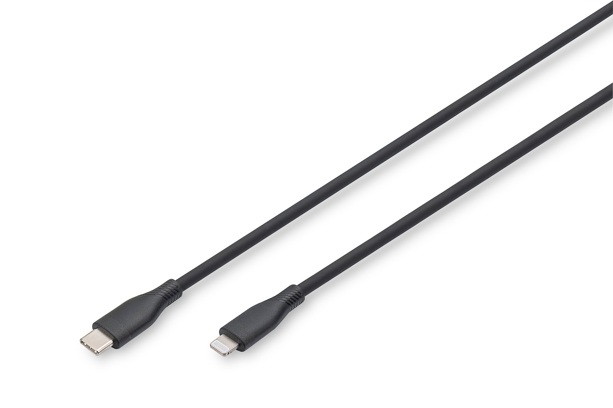 Cavo Ricarica Guaina Silicone Usb-C / Lightning 1M Usb 2.0 60W Nero