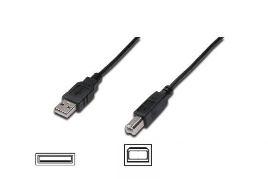 Cavo Usb 2.0 A-B 3Mt M/M Bg Digitus Cavo Usb 2.0 A-B 3Mt M/M Bg Digitus