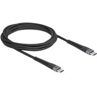 Cavo USB 2.0, connettore USB-C > connettore USB-C con protezione anti-piega estesa