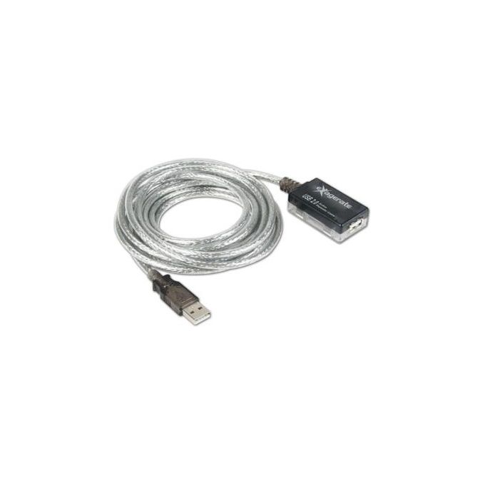 Cavo USB 2.0 Extender 5M con Ripetitore Attivo Silver 5m XUREP5