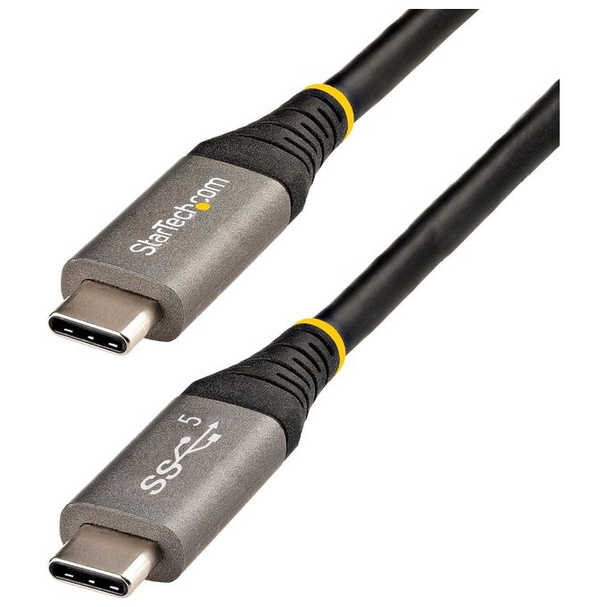 Cavo USB C 100W Black e Grey 2m USB315CCV2M