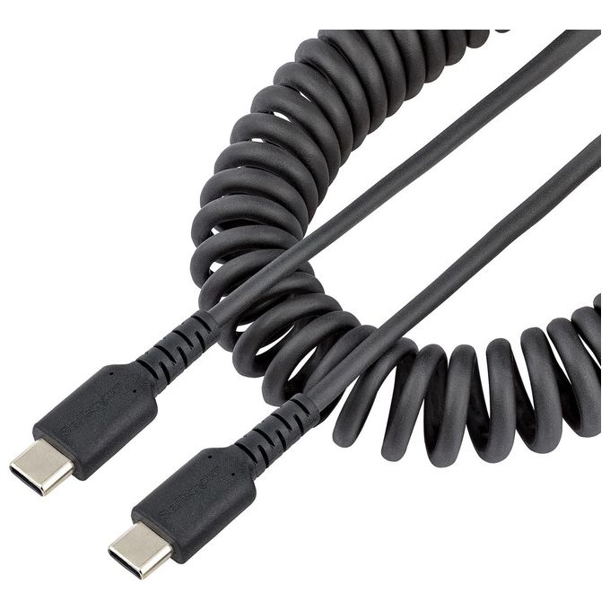 Cavo USB C 2.0 Spiralato Black 0,5m R2CCC 50C USB CABLE